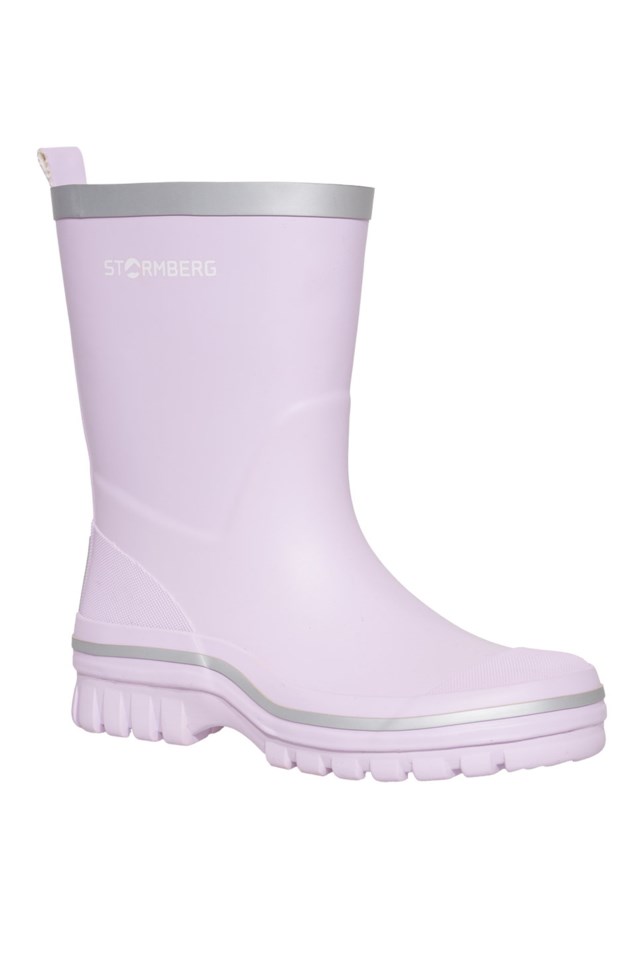 Aunevika refleks gummistøvel barn Lavender Fog - 1