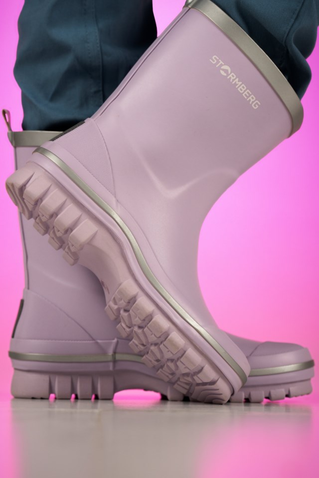 Aunevika refleks gummistøvel barn Purple Barn - 1