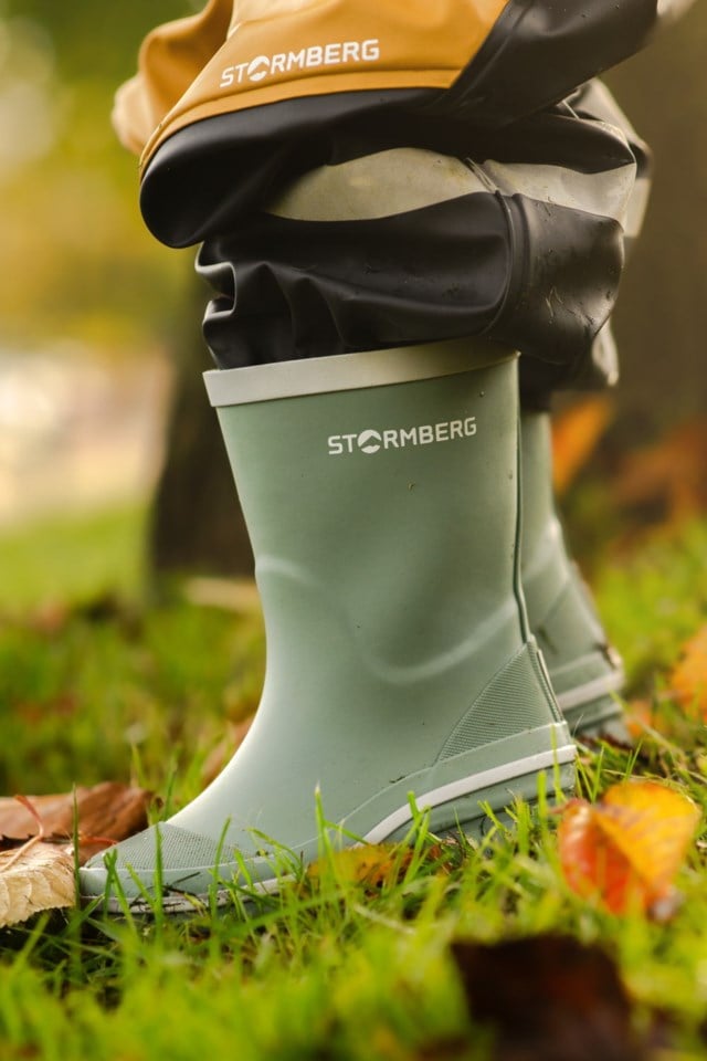 Aunevika refleks gummistøvel barn Green Barn - 1