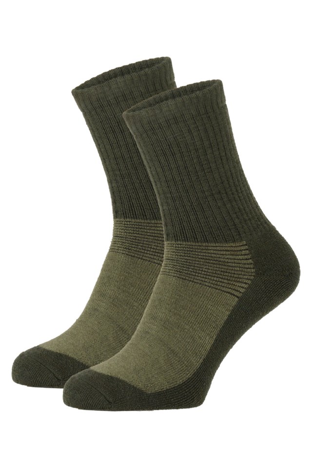Fjelltopp ullfrottésokk Green Unisex - 1