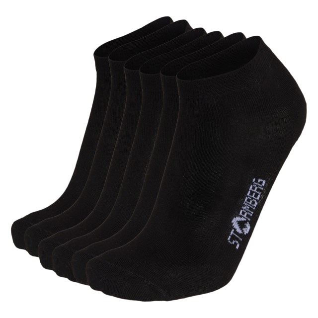 Kosen bambus ankelsokk 3-pack Black Unisex - 1