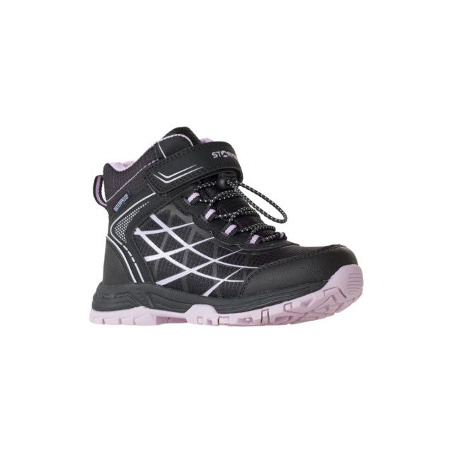 Brattli vanntett turstøvel barn Black-Purple - 1