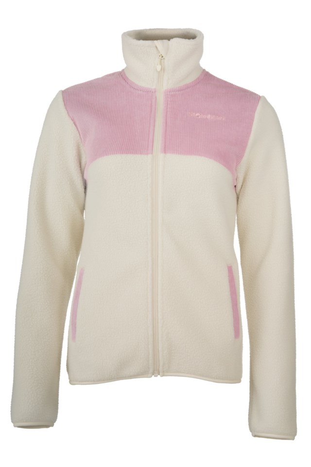 Lifjell fleecejakke Beige|Pink Dame - 1