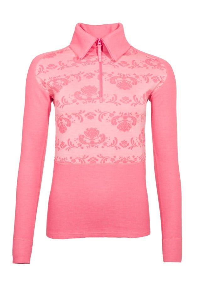 Rosland 2-lags Half Zip ulltrøye