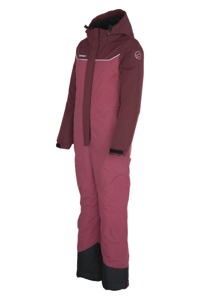 Ute vinterdress m/korte ben Purple Dame - 1