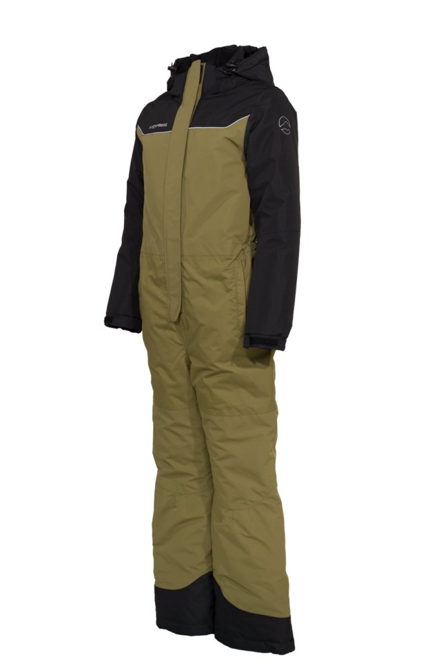 Ute resirkulert vinterdress m/korte ben Green Dame - 1