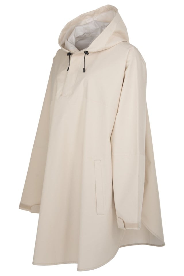 Harstad skallponcho unisex Beige Unisex - 1