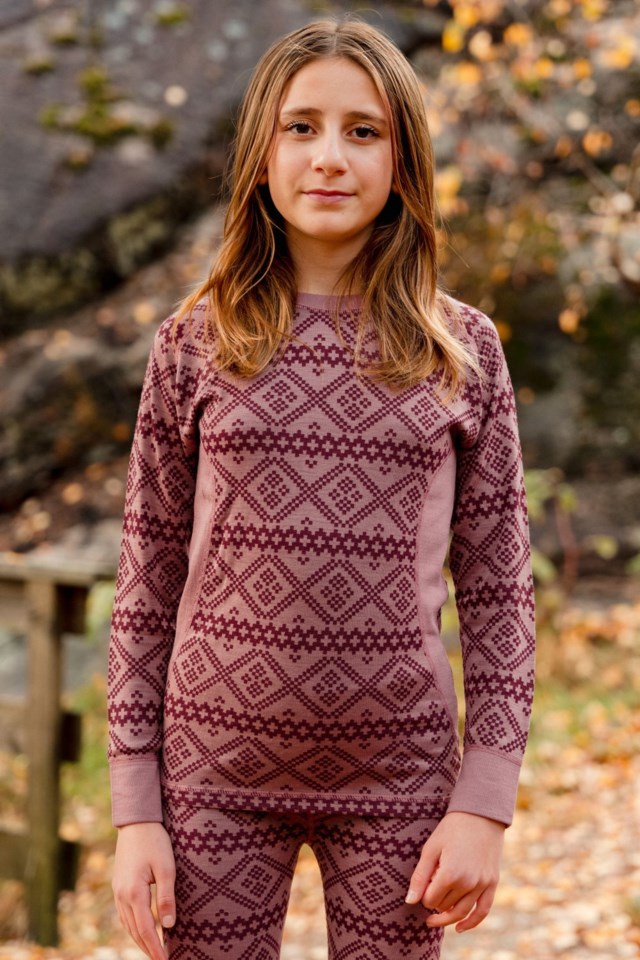 Voss 2-lags ulltrøye barn 8-14 Red Barn - 1