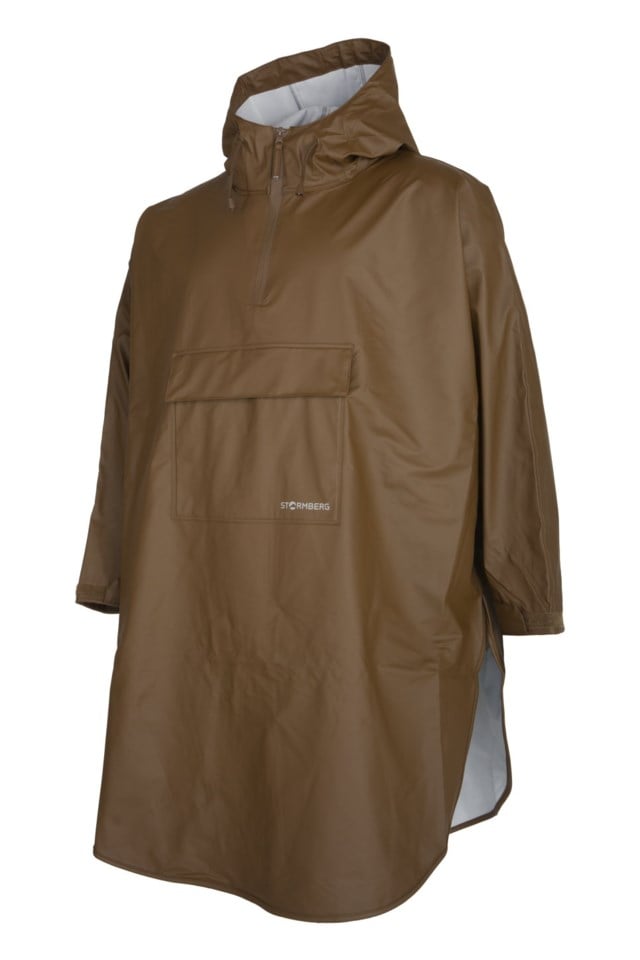 Lindesnes regnponcho Brown Unisex - 1