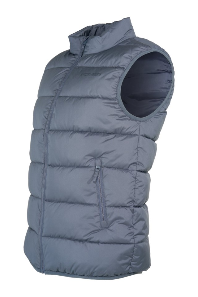 Strimfonna vattert vest Grey Herre - 1