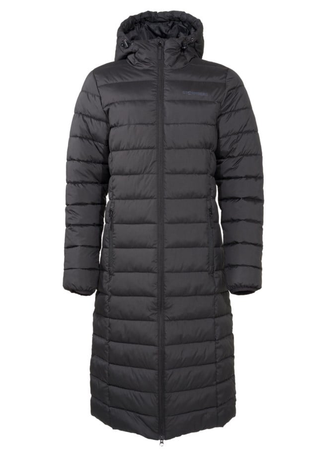 Strimfonna vattert lang parkas