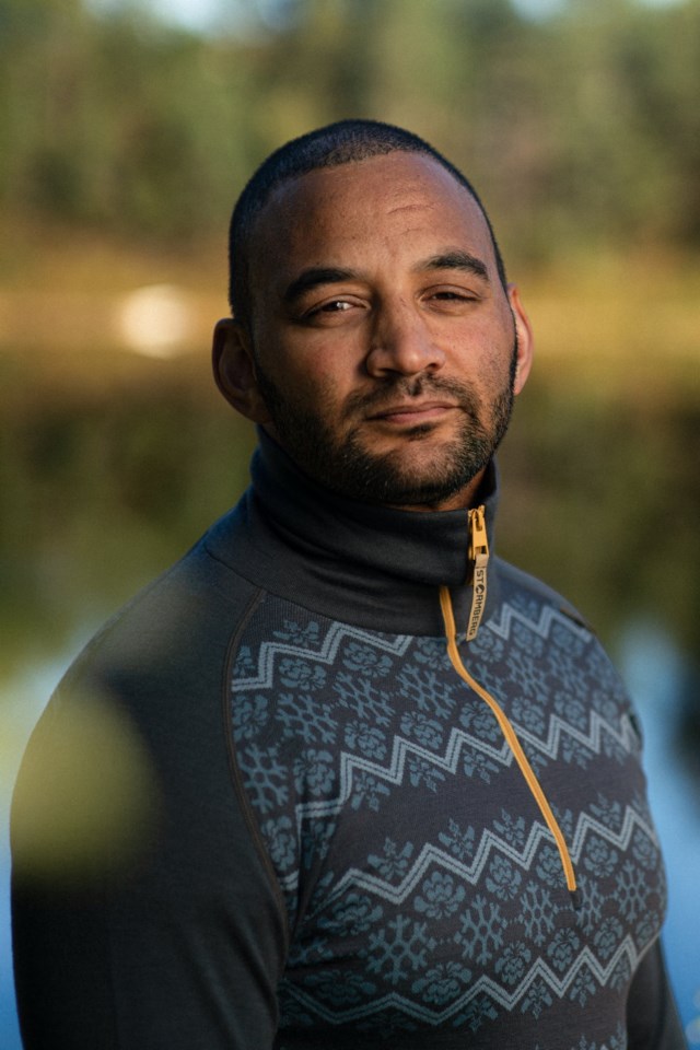 Setesdal 2-lags Half Zip ulltrøye Blue Herre - 1