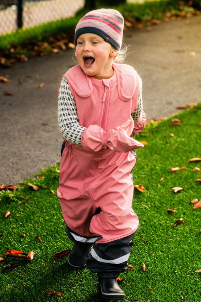 Lofoten fôret regnbukse barn 1-7 Pink Barn - 1