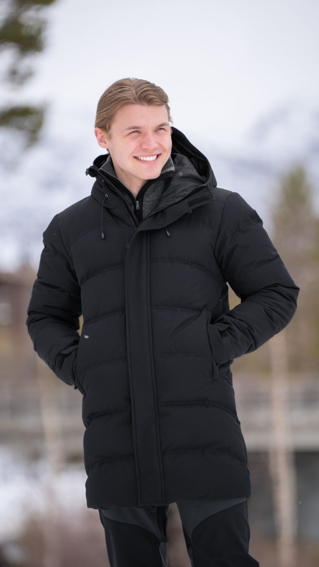 Svalbard dunparkas Black Herre - 1
