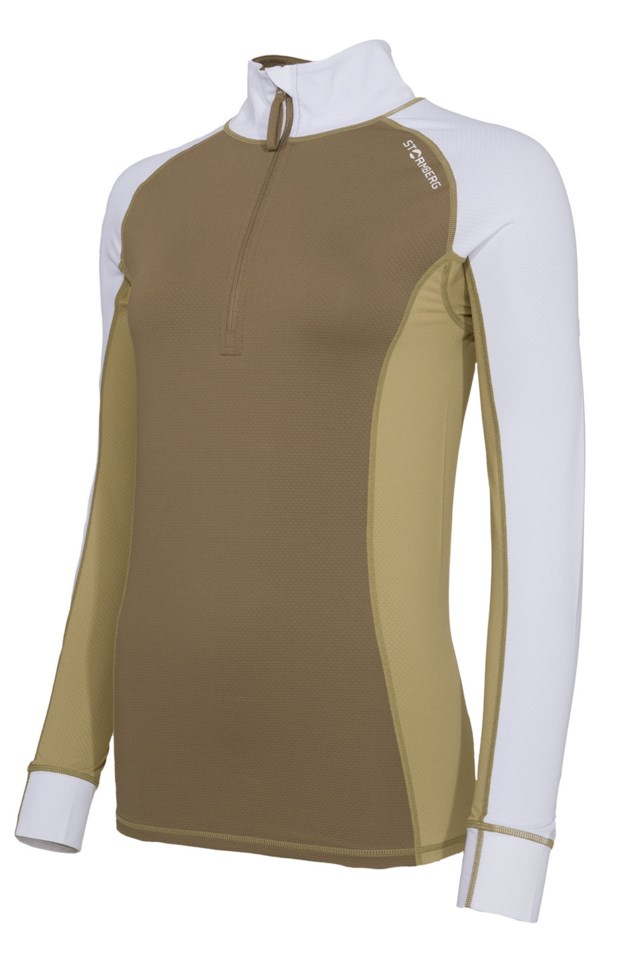 Torghatten superundertøy Half Zip trøye Green Dame - 1