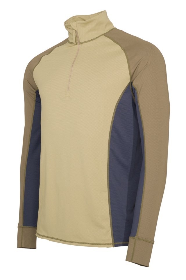 Torghatten superundertøy Half Zip trøye Gray Green / Martini Olive - 1