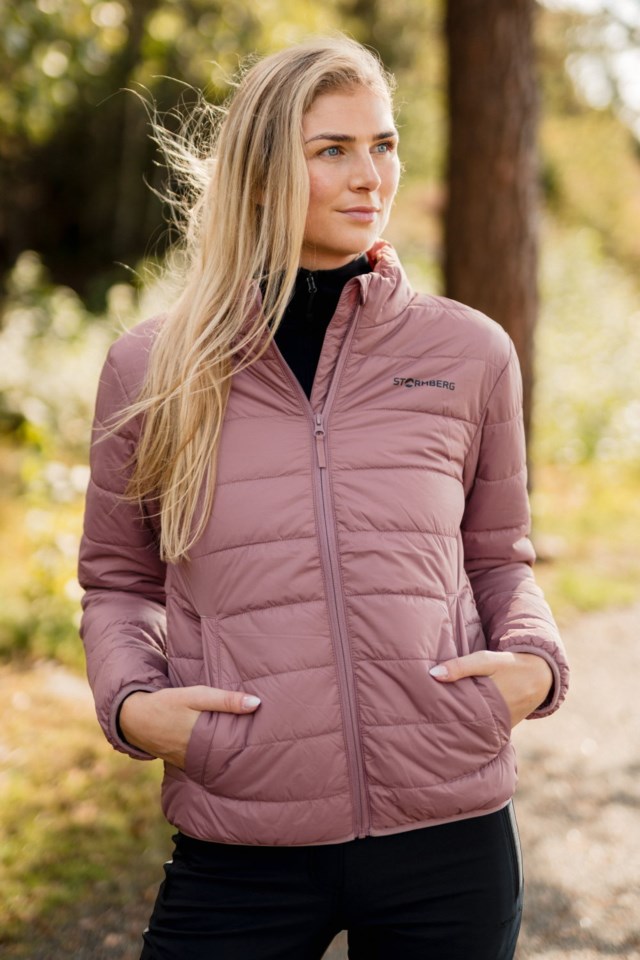 Strimberg vattert jakke Pink Dame - 1