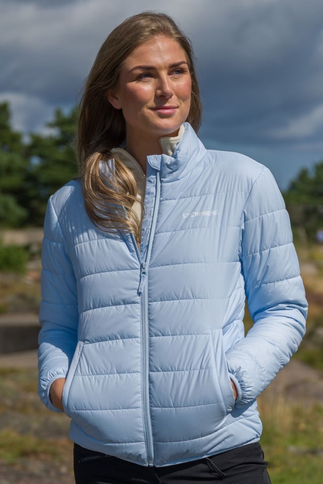 Strimberg vattert jakke Blue Dame - 1