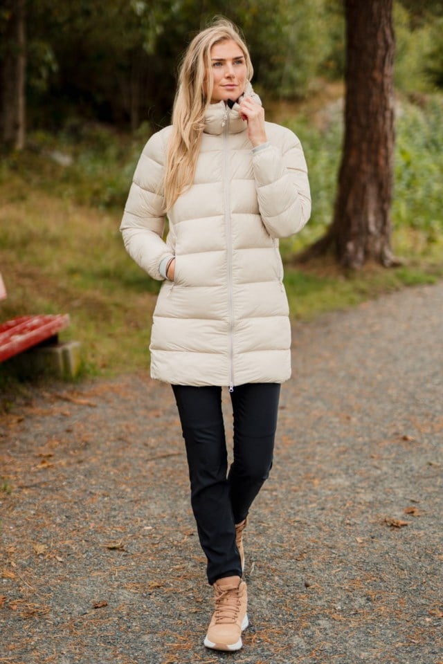 Frostli vattert parkas Beige Dame - 1