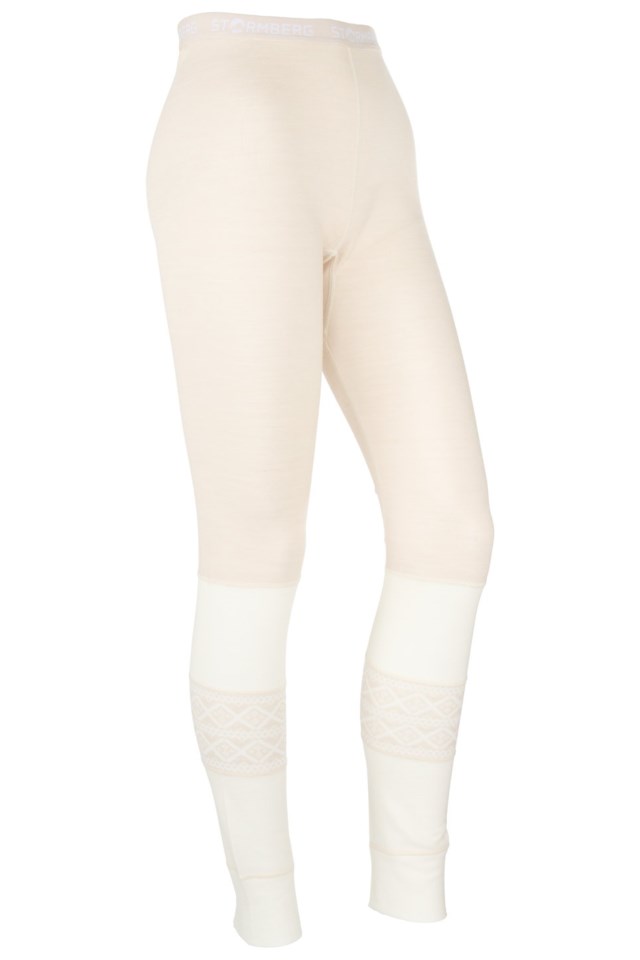 Hardanger 2-lags ullongs White|Beige Dame - 1