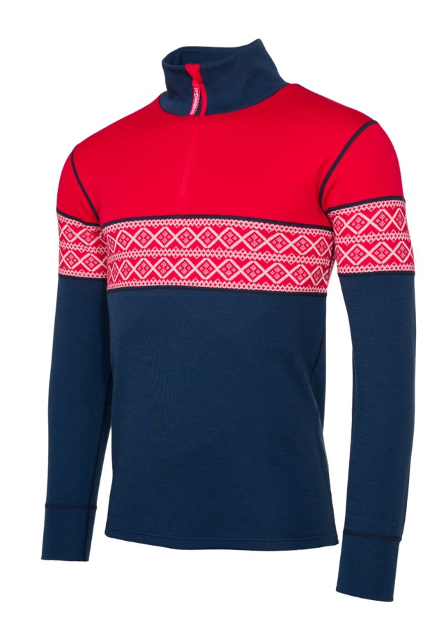 stormberg Hardanger 2-lags Half Zip ulltrøye herre