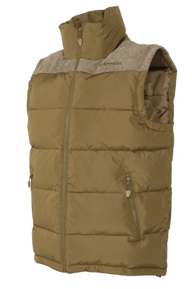 Vinterhei vest med dun og fjær Green Herre - 1