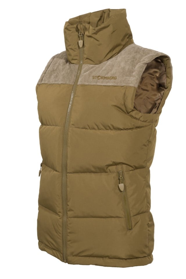 Vinterhei vest  med dun og fjær Green Dame - 1