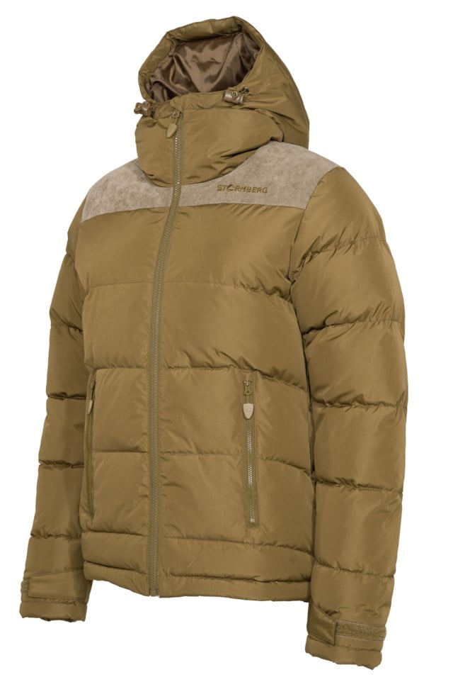 Vinterhei jakke med dun og fjær Green Dame - 1