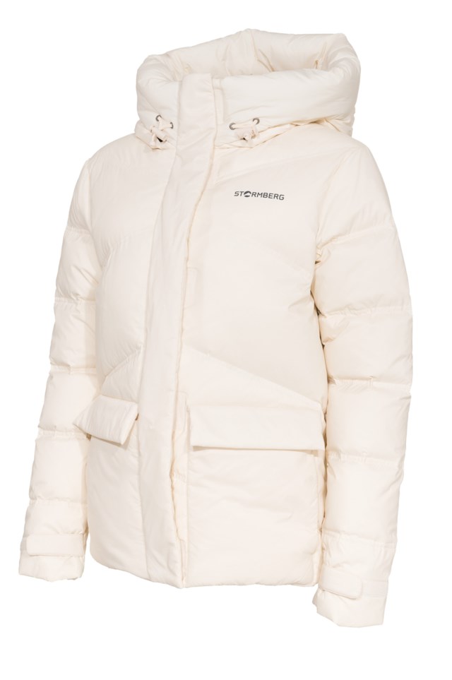 Longyearbyen resirkulert dunjakke White Dame - 1