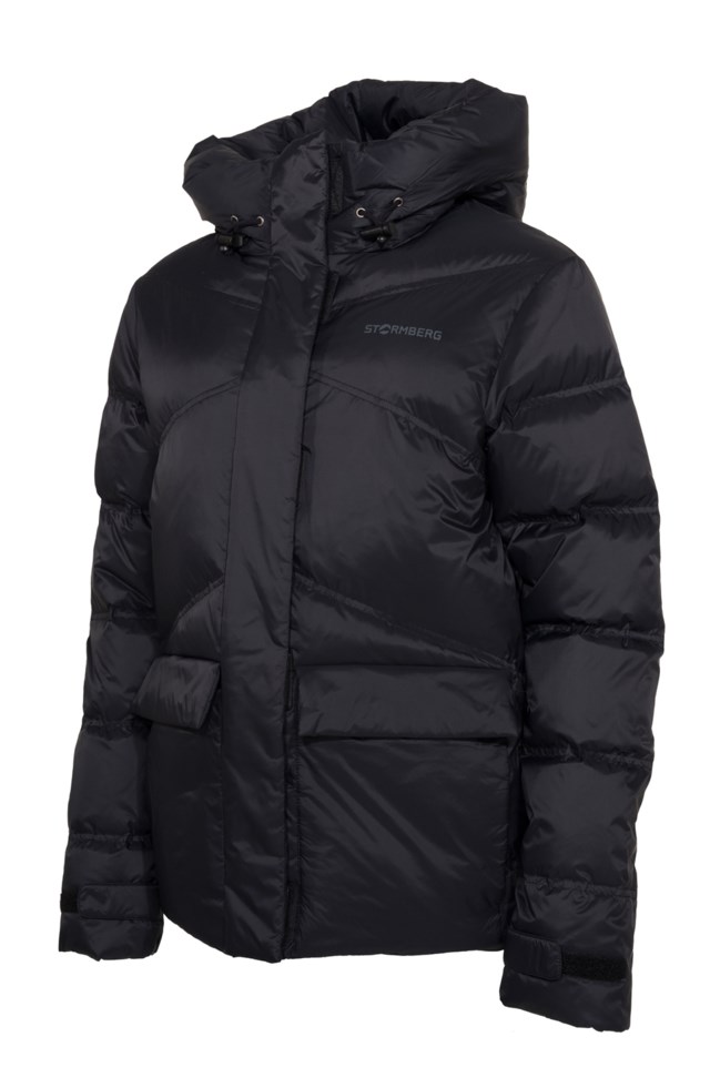 Longyearbyen resirkulert dunjakke Black Dame - 1