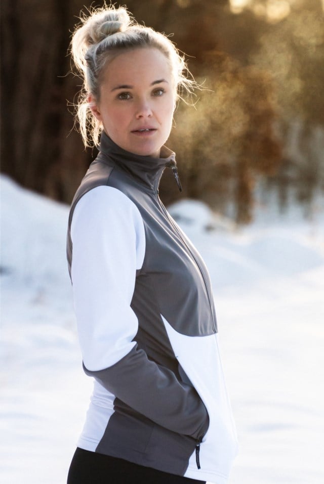 Kollen softshellsjakke White|Grey Dame - 1