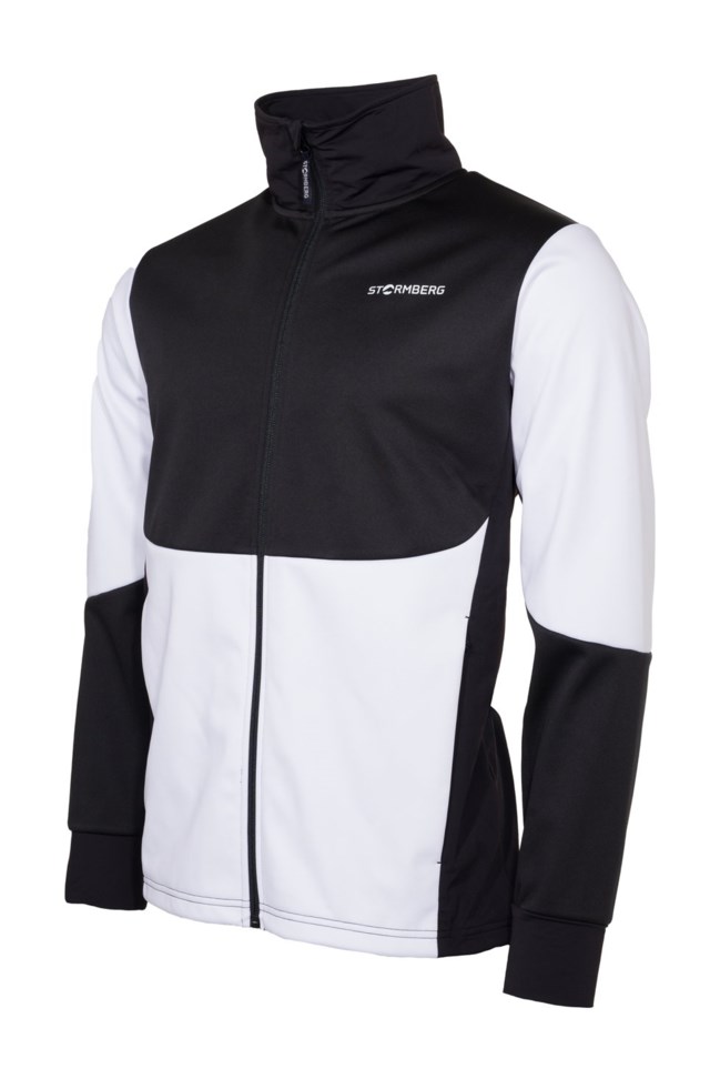 Kollen softshelljakke Black|White Herre - 1