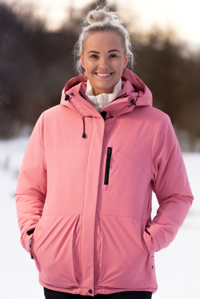 Hafjell vattert jakke Pink Dame - 1
