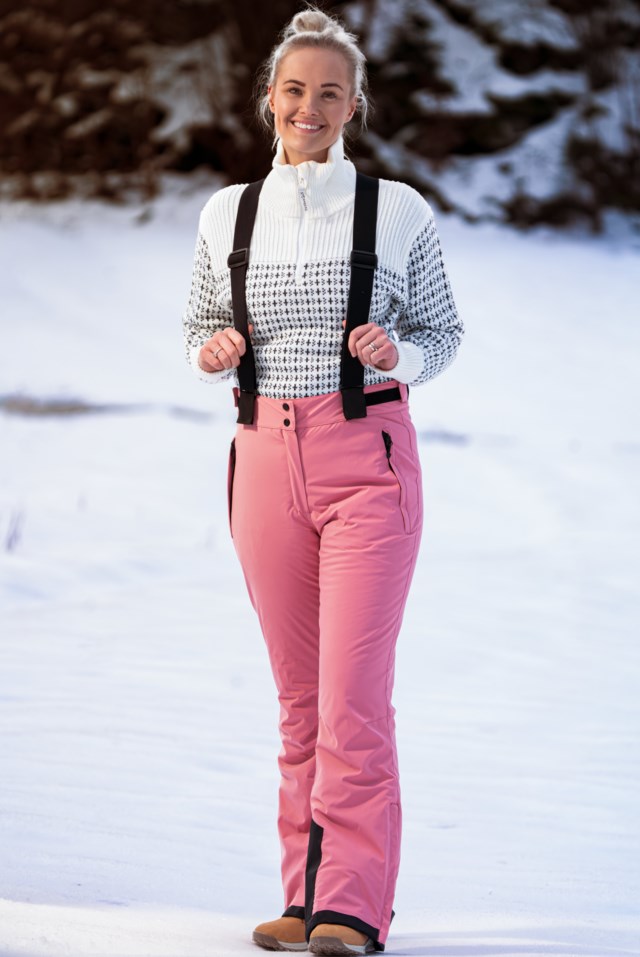 Hafjell vattert selebukse Pink Dame - 1