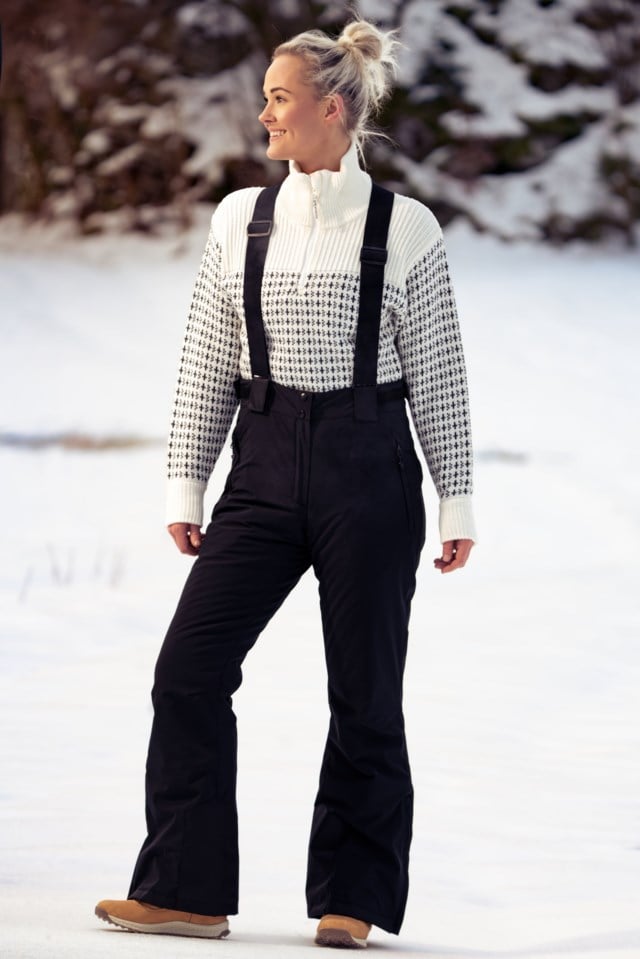 Hafjell vattert selebukse Black Dame - 1