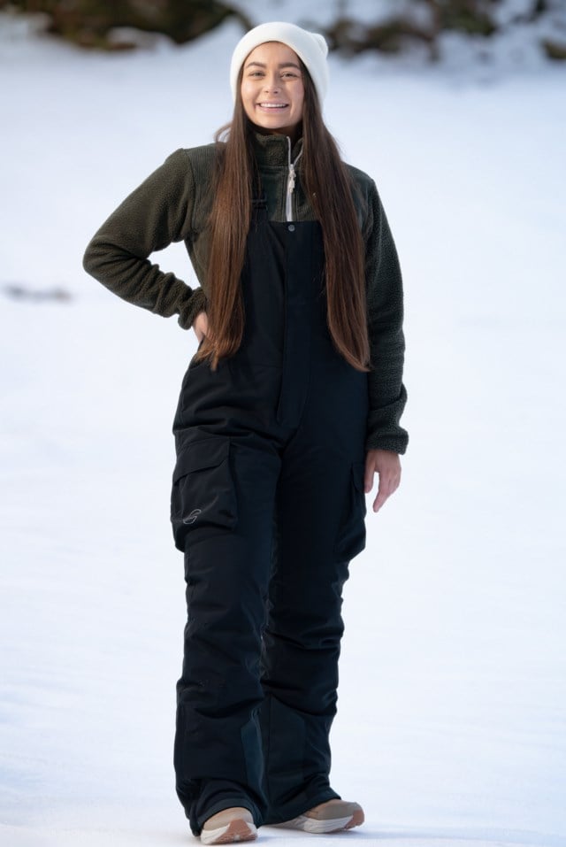 Hafjell vattert salopette selebukse Black Dame - 1