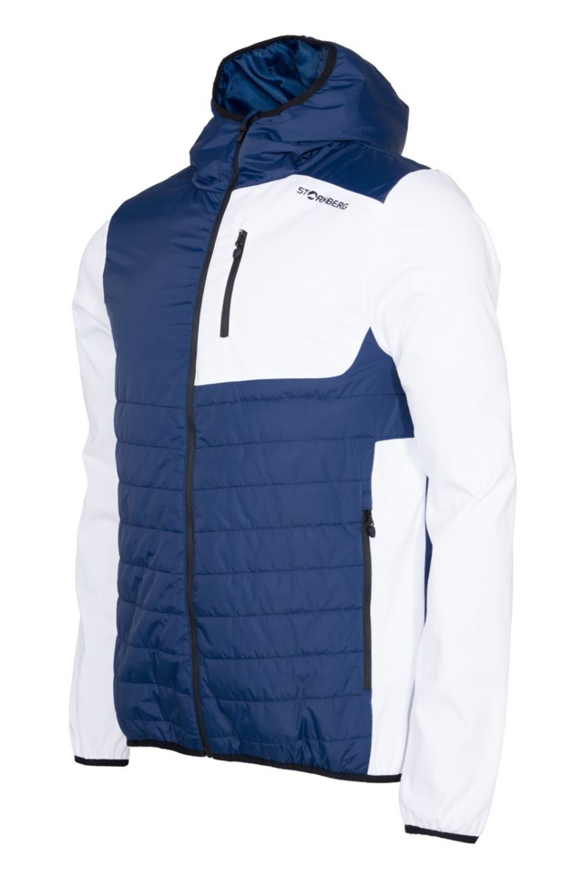 Brenibba hybrid softshelljakke Dress Blues/Bright White - 1
