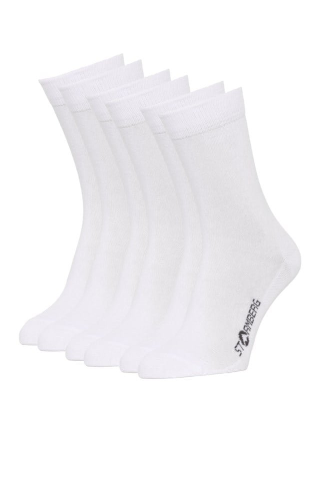 Skien bomullssokk 3-pack White Unisex - 1