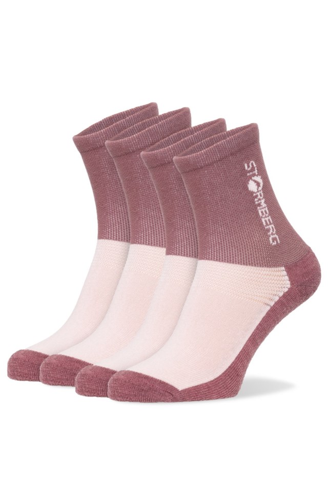 Kollen ullsokk barn 2-pack Pink Barn - 1