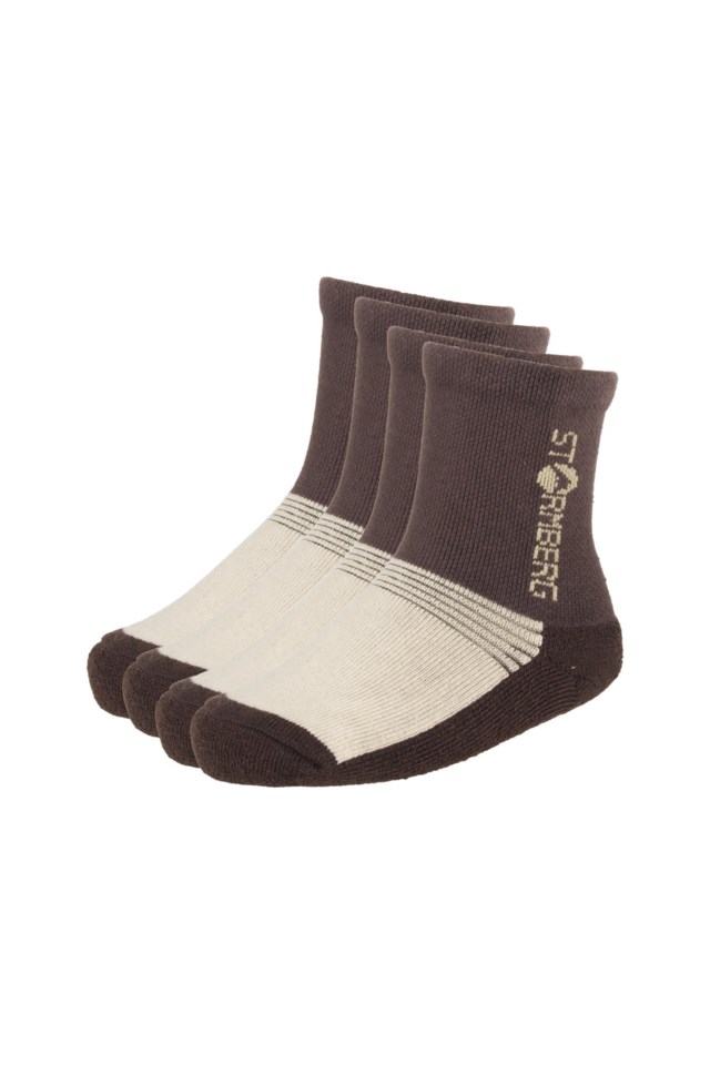 Kollen ullsokk barn 2-pack Brown Barn - 1