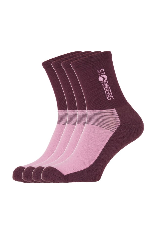 Kollen ullsokk 2-pack Purple Unisex - 1
