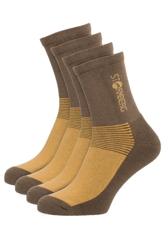 Kollen ullsokk 2-pack Yellow Unisex - 1