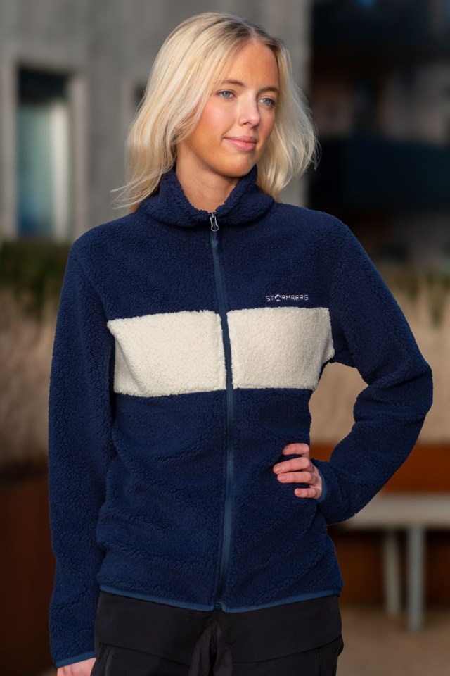 Juvnes sherpajakke Dress Blues / Turtledove - 1