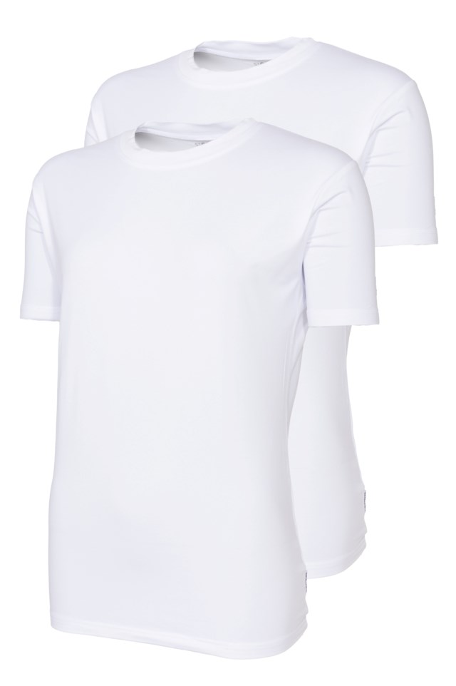 Bryne Quick Dry t-skjorte 2-pack Bright White - 1