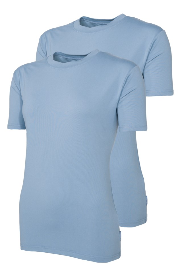 Bryne Quick Dry t-skjorte 2-pack Blue Dame - 1
