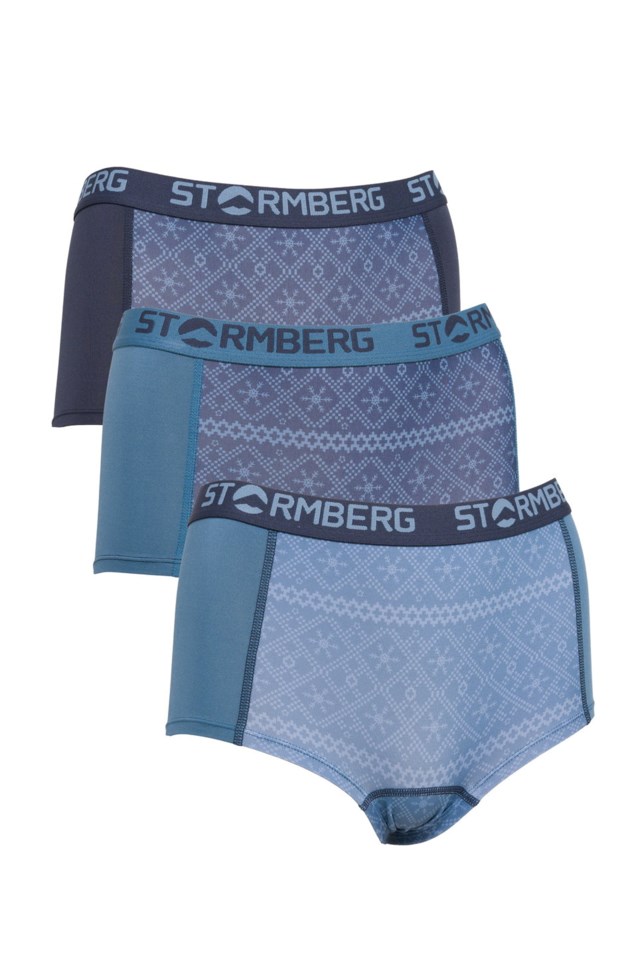 Steinur boxer 3-pack Blue Dame - 1