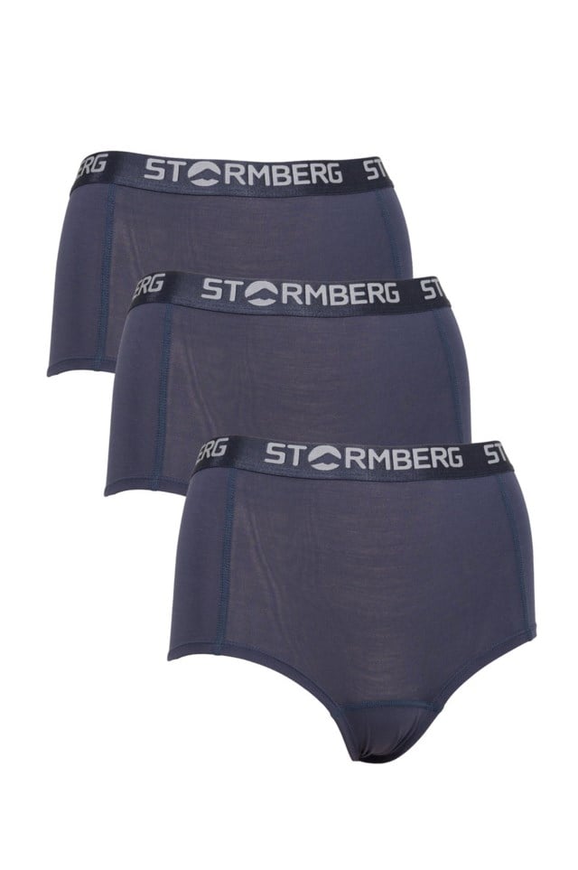 Smidalen bambus boxer 3-pack Blue Dame - 1