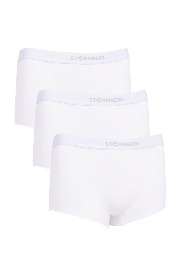 Dalvik bomull boxer 3-pack White Dame - 1