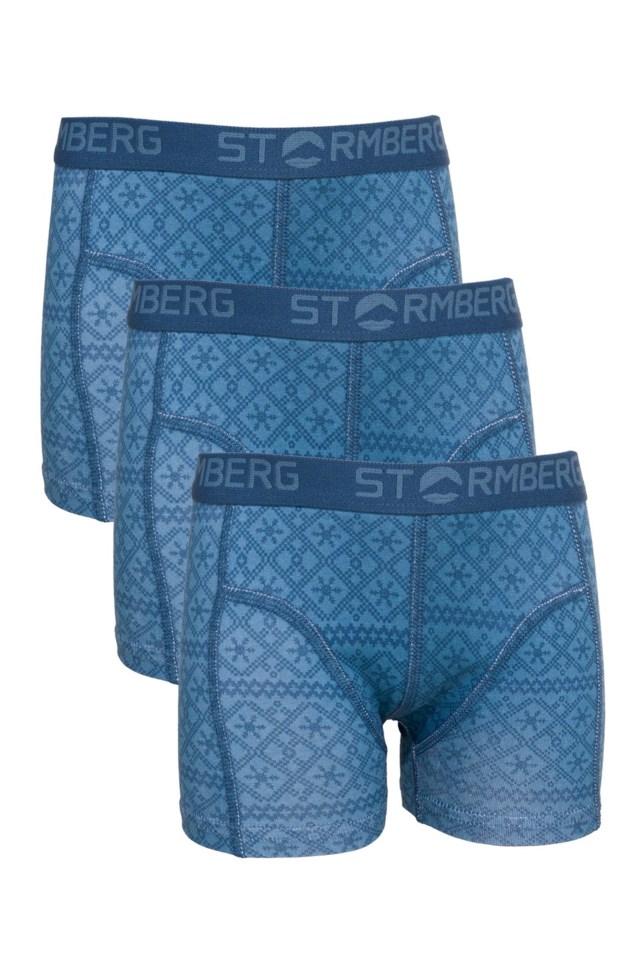 Vika boxer 3-pack gutt 1-7 Blue Barn - 1