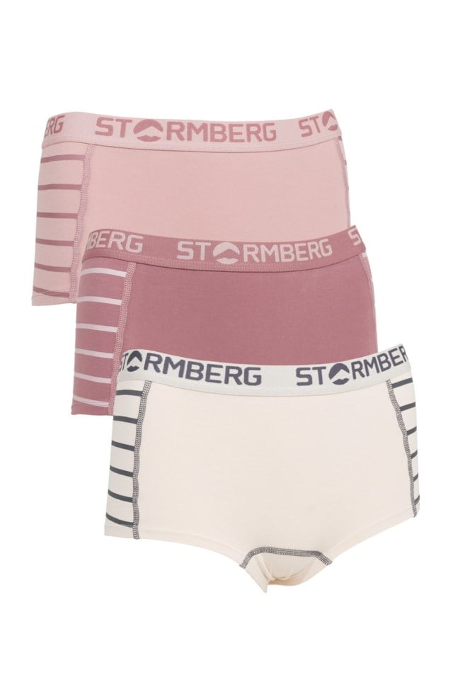 Dalset boxer 3-pack Pink|Beige Dame - 1